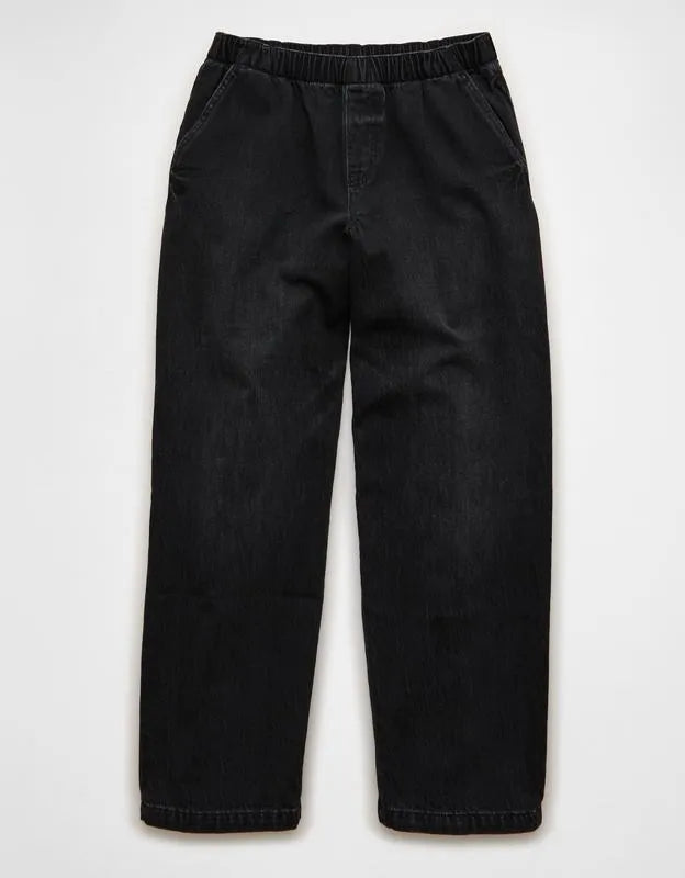 AE Low-Rise Pull-On Barrel Jean