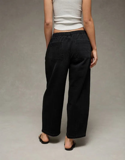 AE Low-Rise Pull-On Barrel Jean