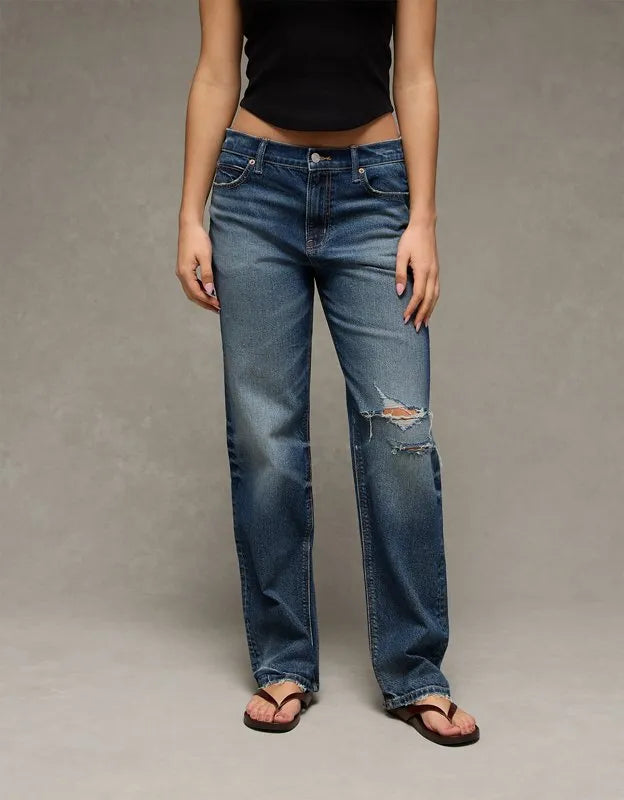 AE Low-Rise Baggy Straight Jean