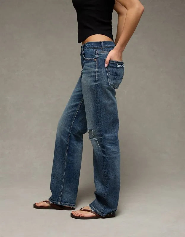 AE Low-Rise Baggy Straight Jean