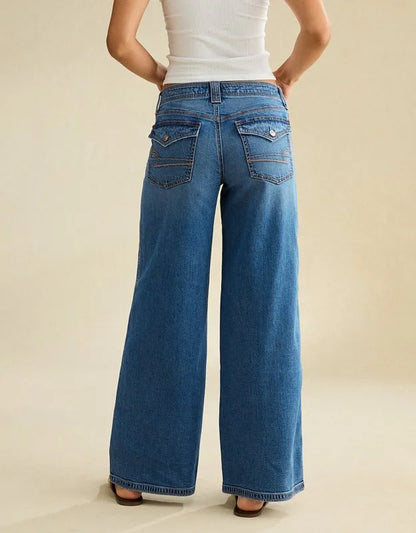AE Low-Rise Baggy Ultra-Wide Leg Jean