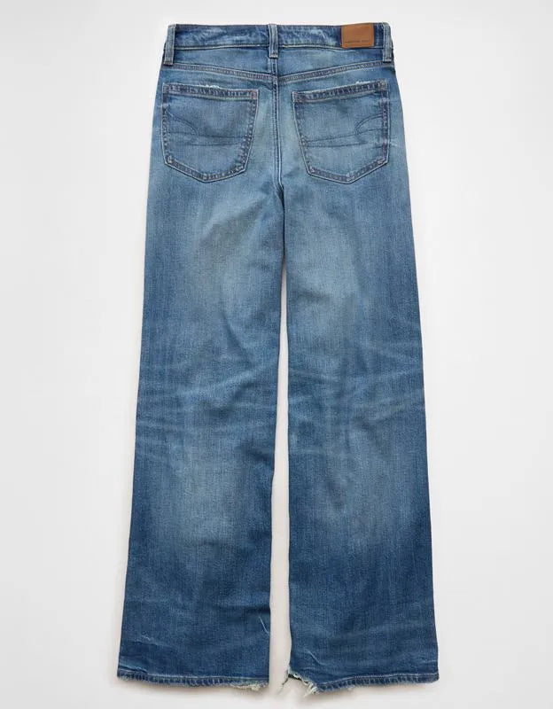 AE Super High-Waisted Baggy Wide-Leg Jean