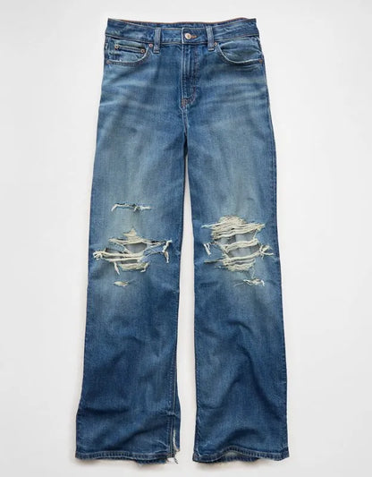 AE Super High-Waisted Baggy Wide-Leg Jean