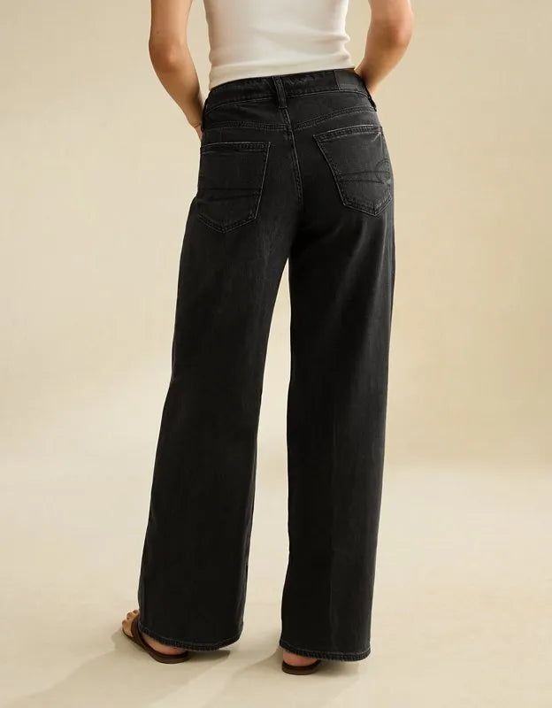AE Super High-Waisted Baggy Wide-Leg Jean