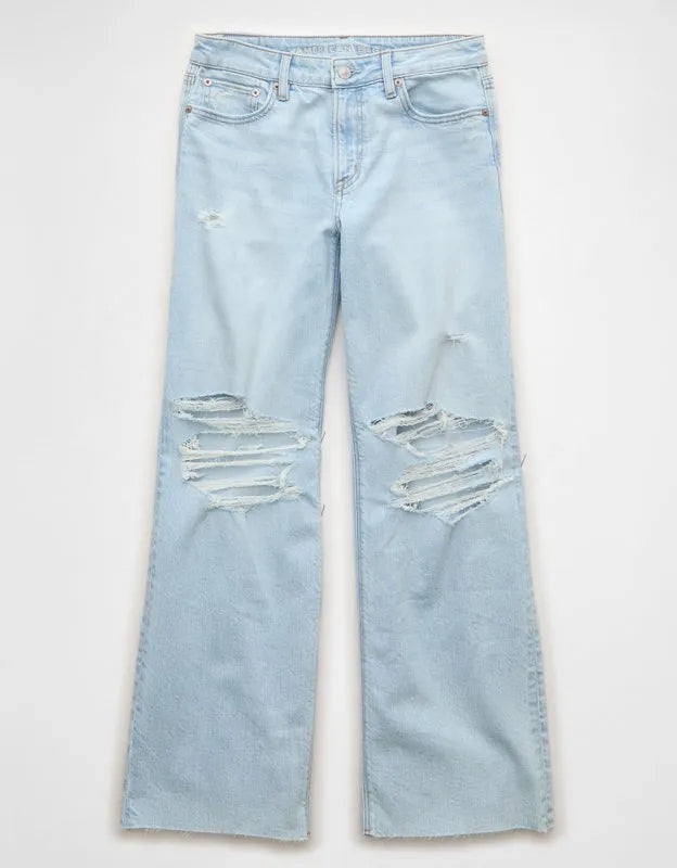AE Super High-Waisted Baggy Wide-Leg Jean