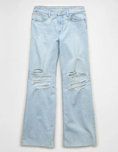 AE Super High-Waisted Baggy Wide-Leg Jean