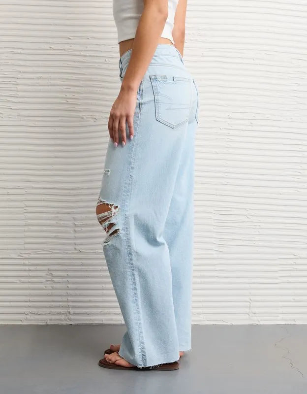 AE Super High-Waisted Baggy Wide-Leg Jean