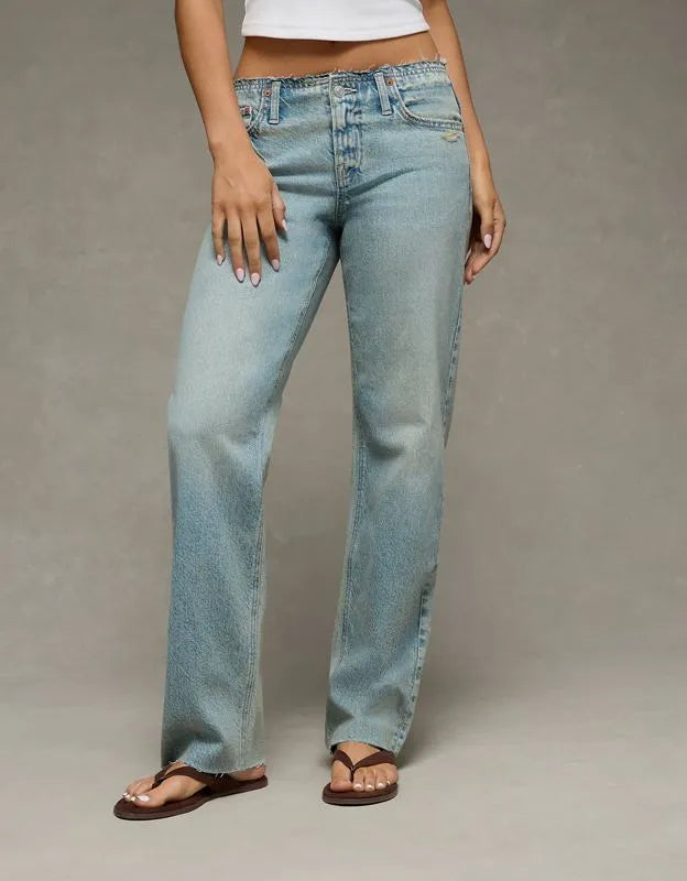 AE Low-Rise Baggy Straight Jean
