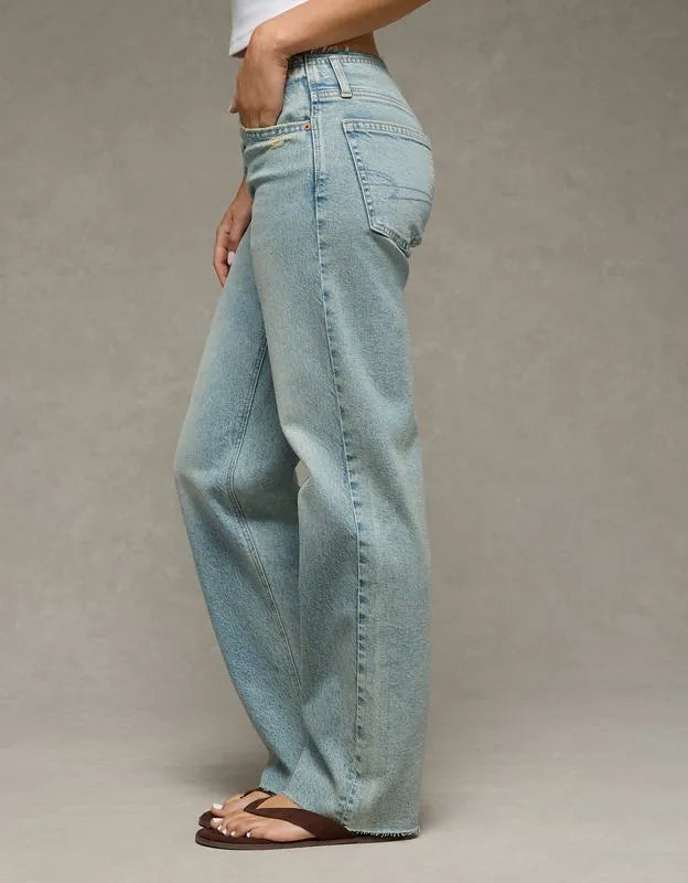 AE Low-Rise Baggy Straight Jean