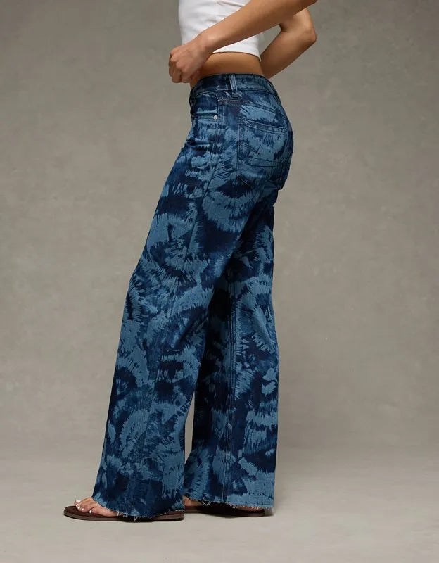 AE Pride Super Low-Rise Baggy Flare Jean