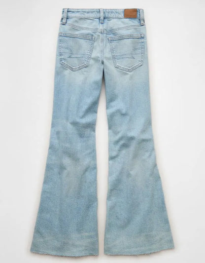 AE Super Low-Rise Baggy Flare Jean
