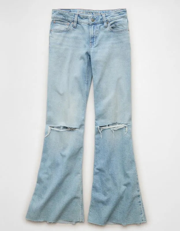 AE Super Low-Rise Baggy Flare Jean