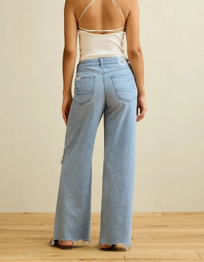 AE Super High-Waisted Baggy Wide-Leg Jean