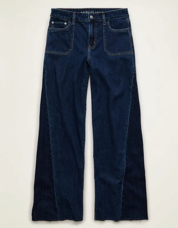 AE Super High-Waisted Baggy Wide-Leg Jean
