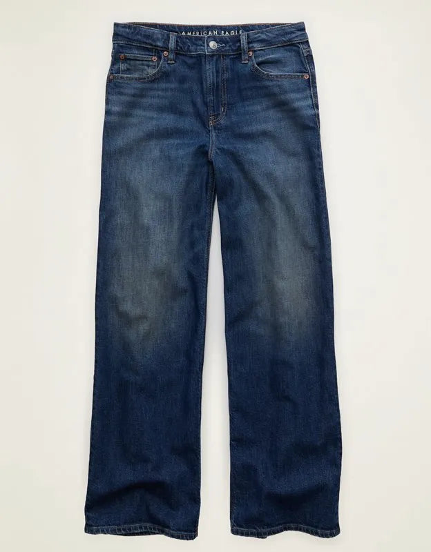 AE Super High-Waisted Baggy Wide-Leg Jean