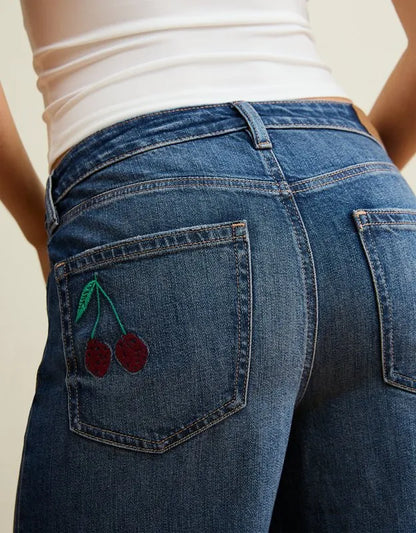 AE Super High-Waisted Baggy Wide-Leg Jean