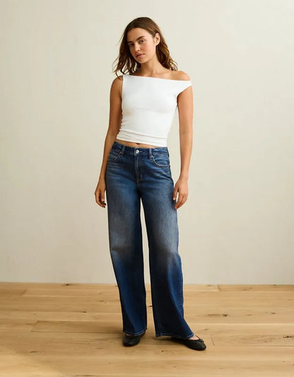 AE Super High-Waisted Baggy Wide-Leg Jean