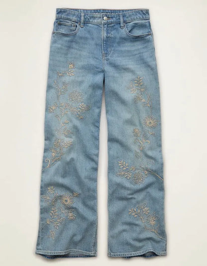 AE Super High-Waisted Baggy Wide-Leg Jean