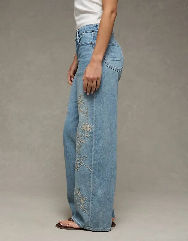 AE Super High-Waisted Baggy Wide-Leg Jean