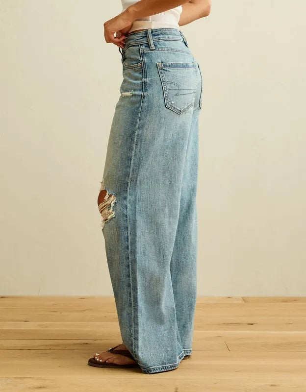 AE Low-Rise Baggy Ultra-Wide Leg Jean