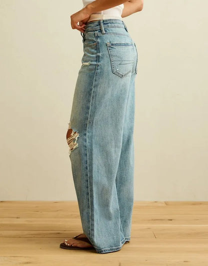 AE Low-Rise Baggy Ultra-Wide Leg Jean