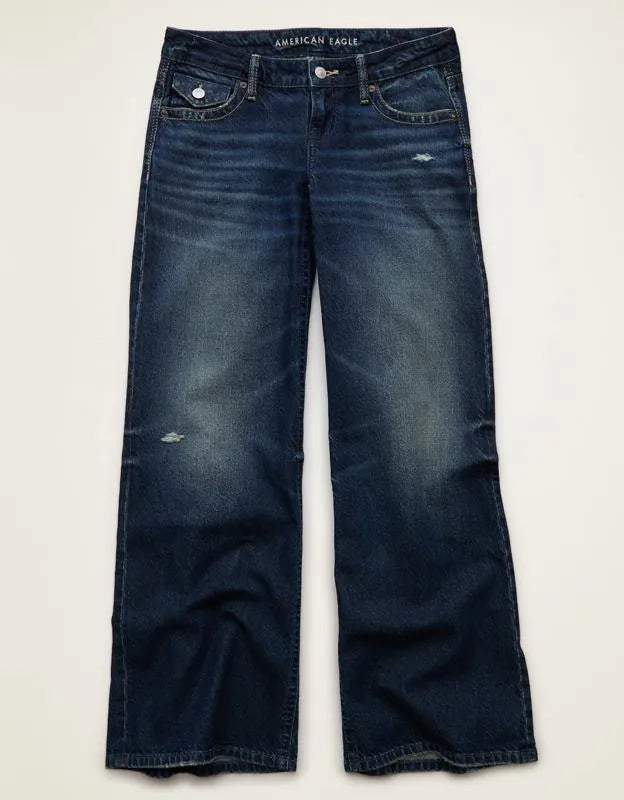 AE Lowest-Rise Baggy Wide-Leg Jean