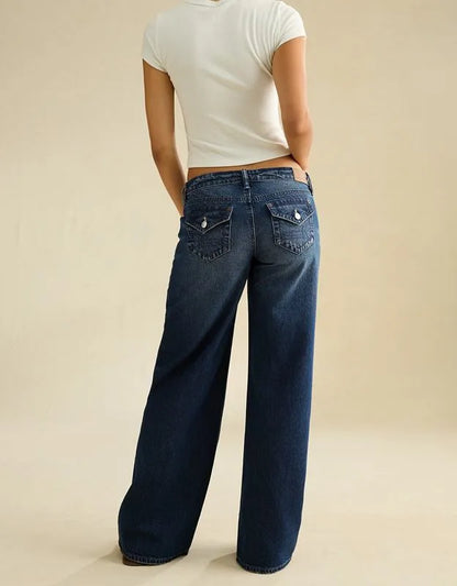 AE Lowest-Rise Baggy Wide-Leg Jean