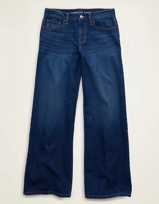 AE Low-Rise Baggy Ultra Wide-Leg Jean