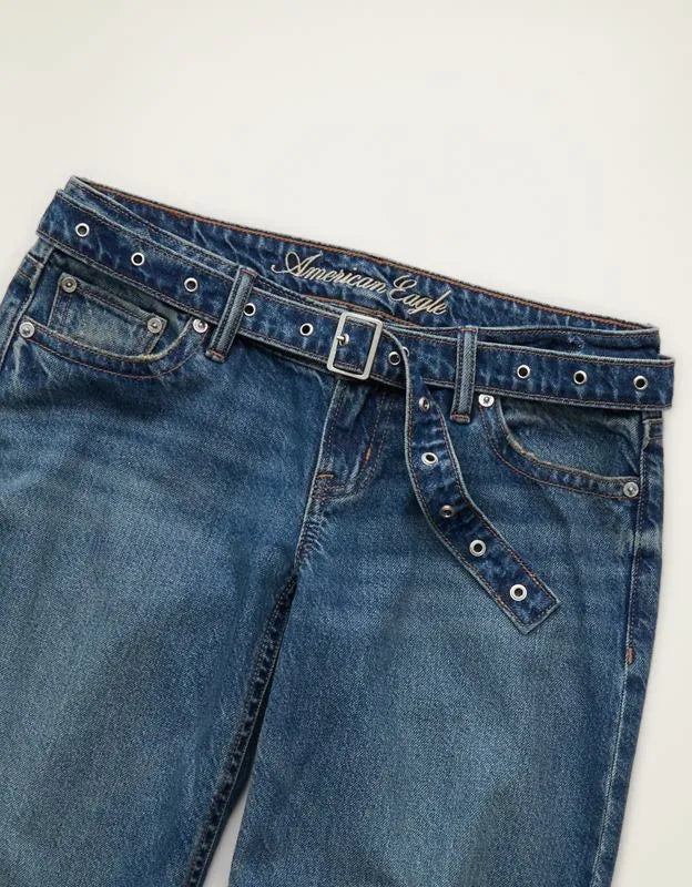 AE Lowest-Rise Baggy Wide-Leg Jean