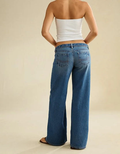 AE Lowest-Rise Baggy Wide-Leg Jean