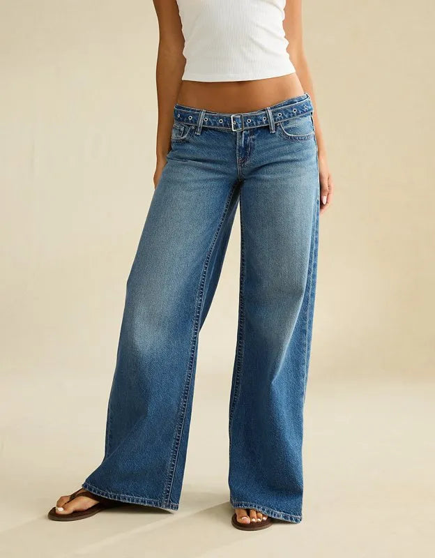 AE Lowest-Rise Baggy Wide-Leg Jean