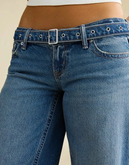 AE Lowest-Rise Baggy Wide-Leg Jean