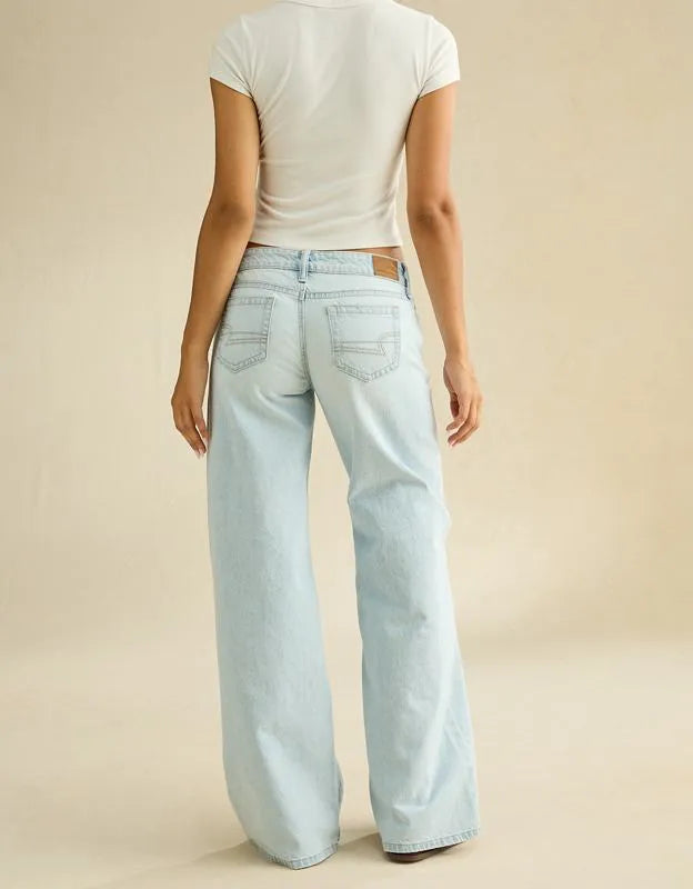 AE Lowest-Rise Baggy Wide-Leg Jean