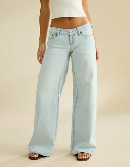 AE Lowest-Rise Baggy Wide-Leg Jean