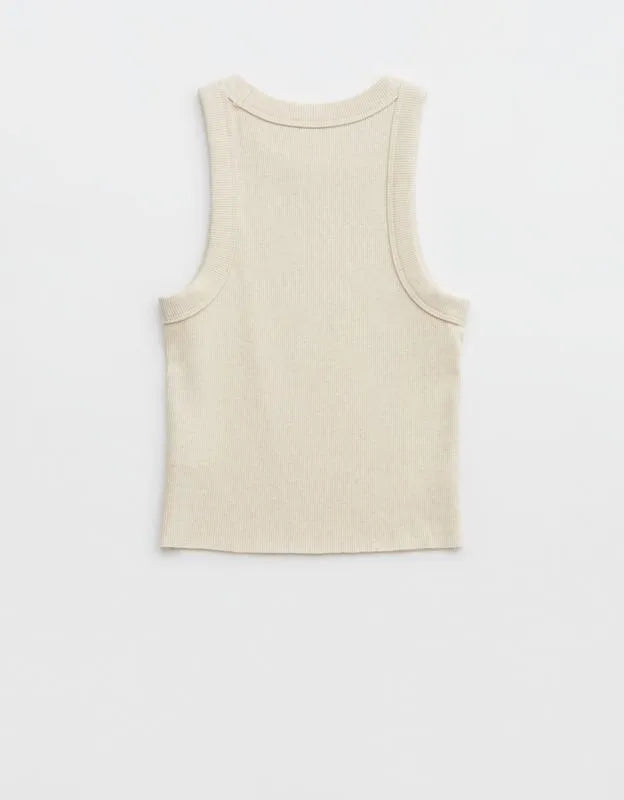 Aerie Free Spirit Ribbed Tank Top