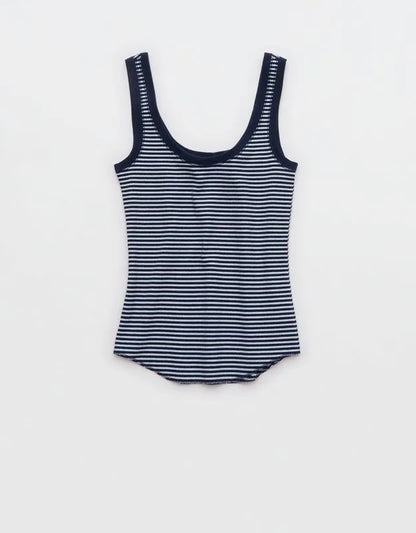 Aerie Ribbed Scoop Neck Tank Top