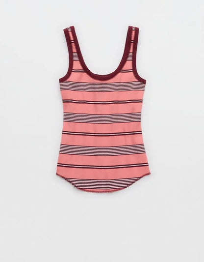Aerie Ribbed Scoop Neck Tank Top