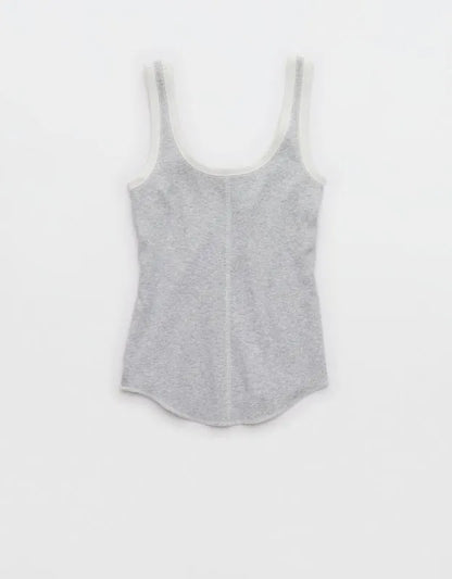 Aerie Ribbed Scoop Neck Tank Top