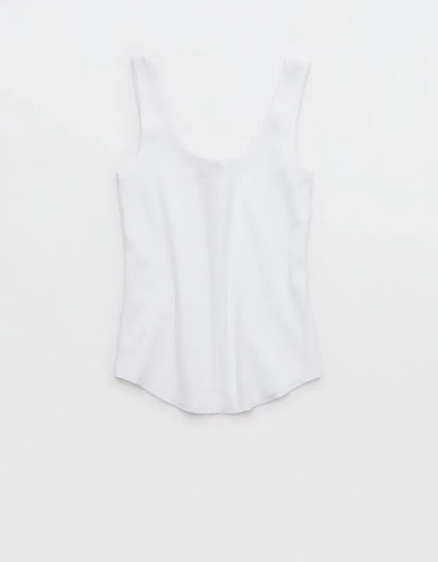 Aerie Ribbed Scoop Neck Tank Top