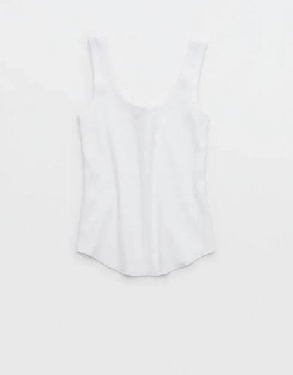 Aerie Ribbed Scoop Neck Tank Top