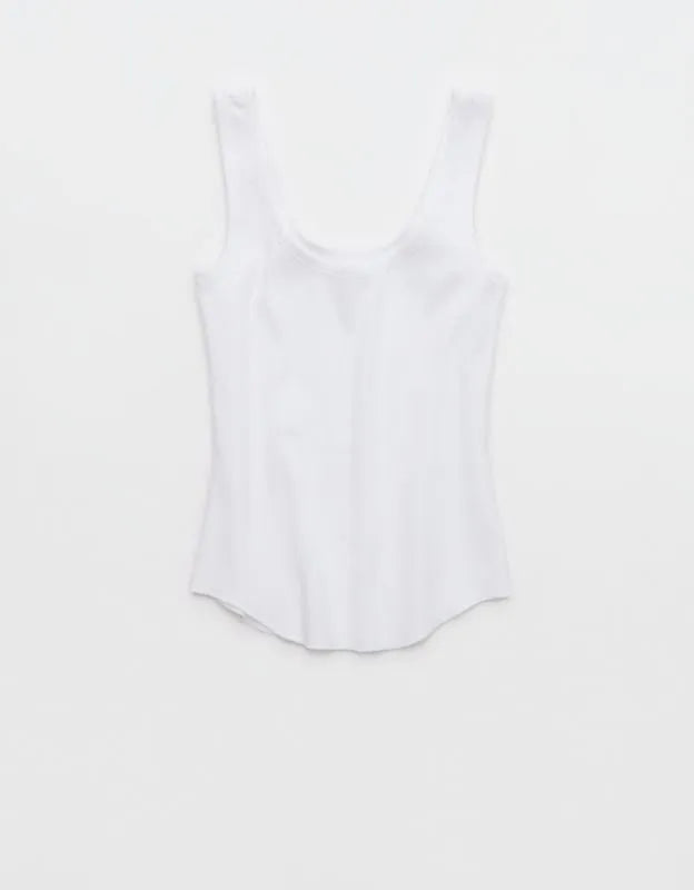 Aerie Ribbed Scoop Neck Tank Top