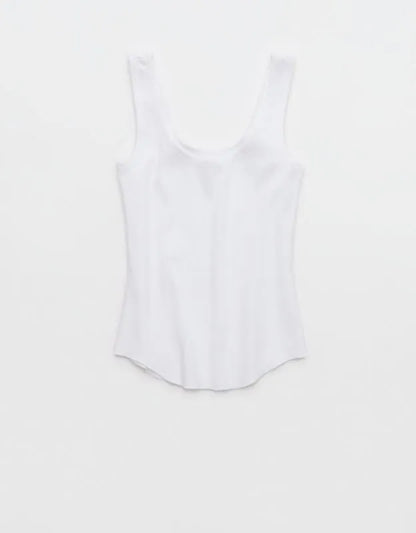Aerie Ribbed Scoop Neck Tank Top