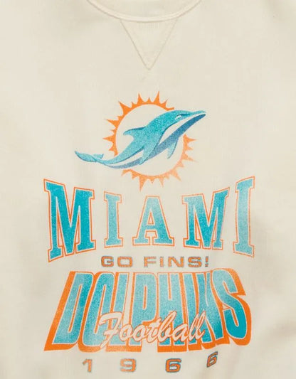 NFL Miami Dolphins Crew Neck Sweatshirt