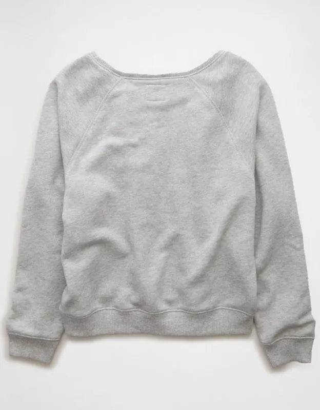 AE Notre Dame Fighting Irish Graphic Off The Shoulder Sweatshirt
