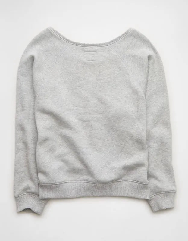 AE Colorado Buffaloes Graphic Off The Shoulder Sweatshirt
