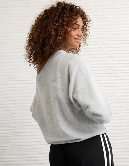 AE Colorado Buffaloes Graphic Off The Shoulder Sweatshirt