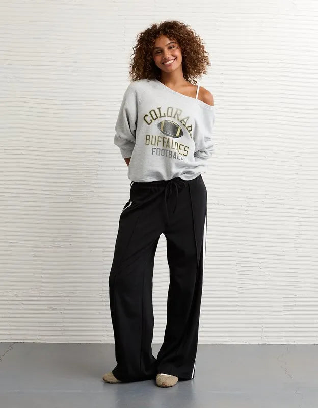 AE Colorado Buffaloes Graphic Off The Shoulder Sweatshirt