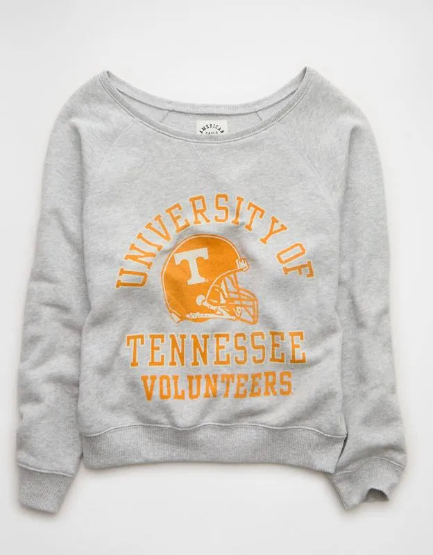 AE Tennessee Volunteers Graphic Off The Shoulder Sweatshirt