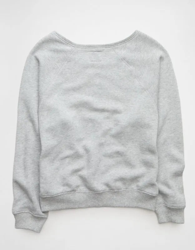 AE Michigan Wolverines Graphic Off The Shoulder Sweatshirt
