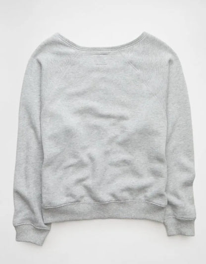 AE Michigan Wolverines Graphic Off The Shoulder Sweatshirt